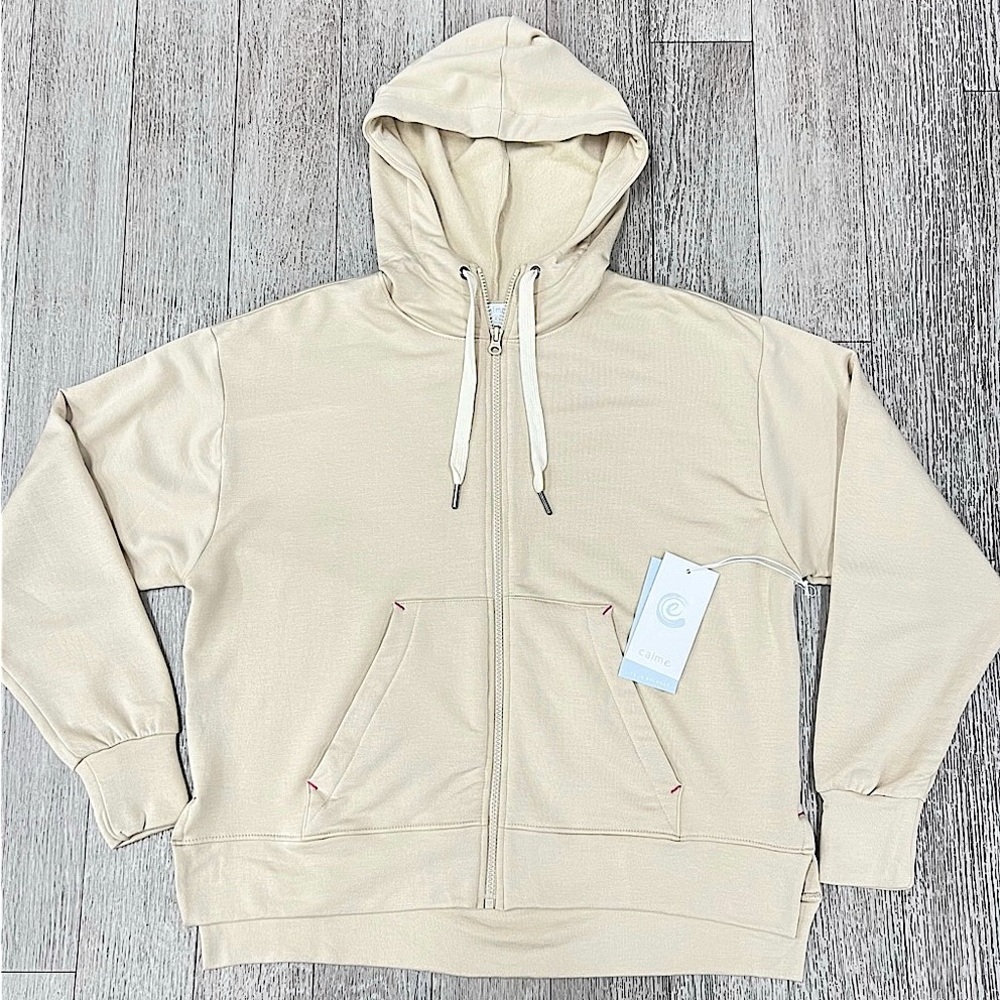 NWT Calme by Johnny Was Full Zip Hoodie